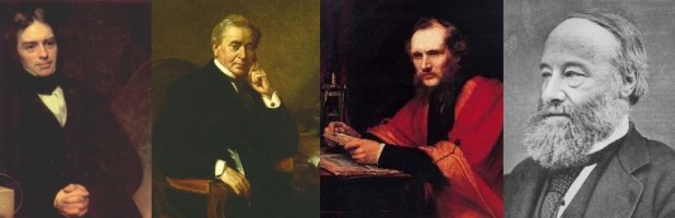 Faraday, Henry, Kelvin, Joule